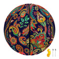 Indian Paisley Pattern Print Basketball