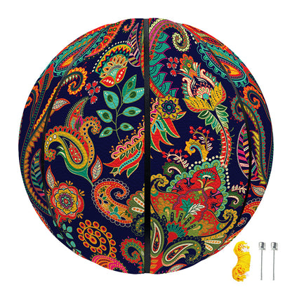 Indian Paisley Pattern Print Basketball