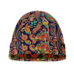Indian Paisley Pattern Print Beanie