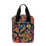 Indian Paisley Pattern Print Bible Tote Bag