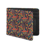 Indian Paisley Pattern Print Bifold Wallet