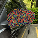 Indian Paisley Pattern Print Car Side Mirror Covers