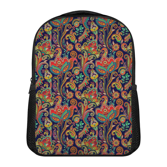 Indian Paisley Pattern Print Casual Backpack
