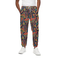 Indian Paisley Pattern Print Cotton Sweatpants