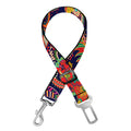 Indian Paisley Pattern Print Dog Seat Belt
