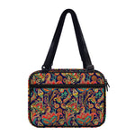 Indian Paisley Pattern Print Double Strap Bible Bag