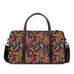 Indian Paisley Pattern Print Duffle Bag