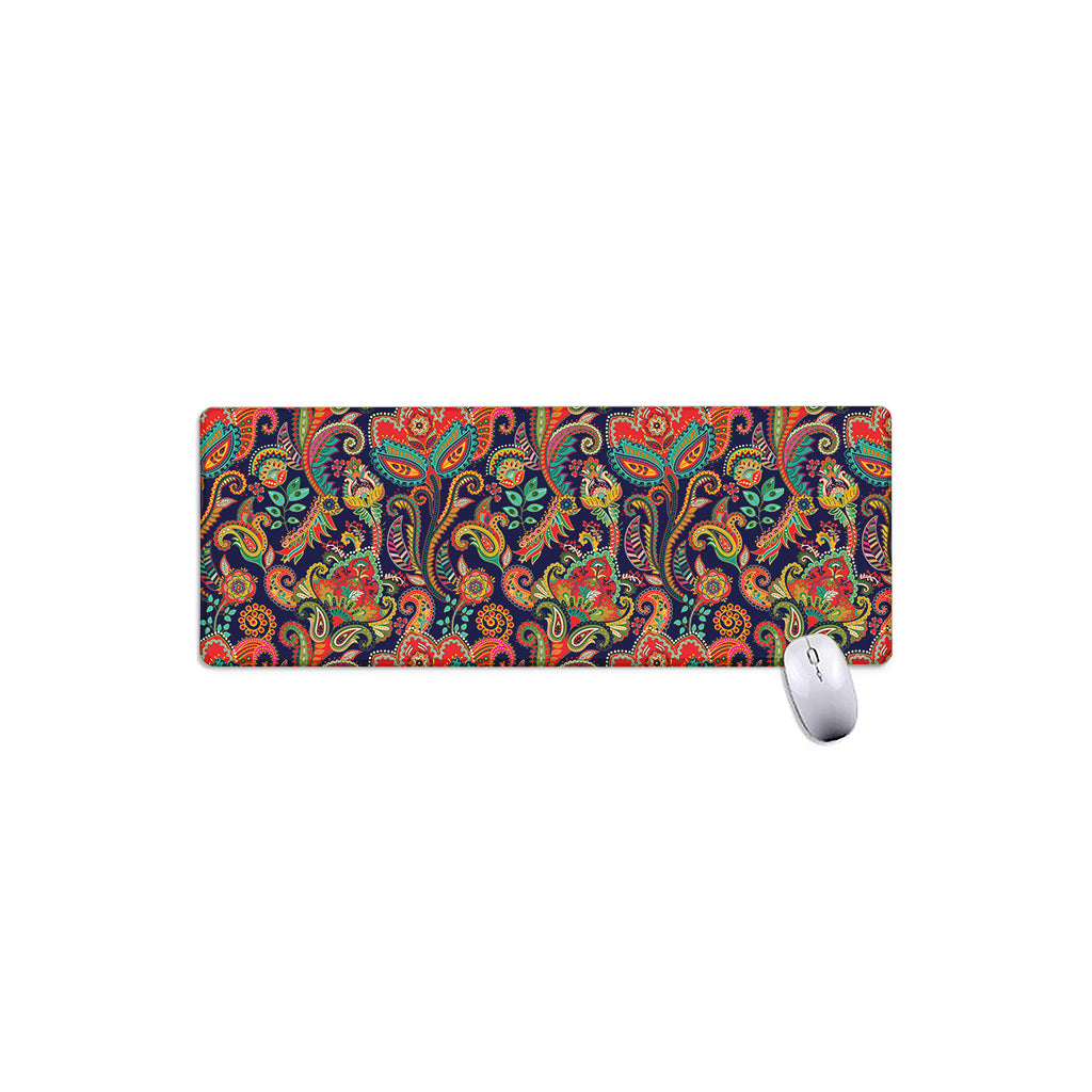Indian Paisley Pattern Print Extended Mouse Pad