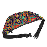 Indian Paisley Pattern Print Fanny Pack