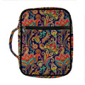 Indian Paisley Pattern Print Front Pocket Bible Bag