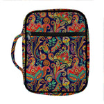 Indian Paisley Pattern Print Front Pocket Bible Bag