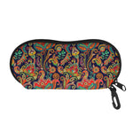 Indian Paisley Pattern Print Glasses Case