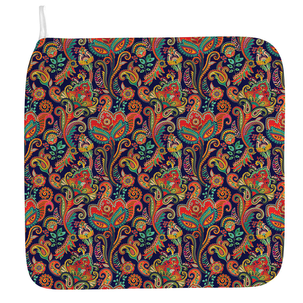 Indian Paisley Pattern Print Hand Towel