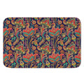 Indian Paisley Pattern Print Indoor Door Mat