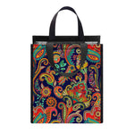 Indian Paisley Pattern Print Insulated Lunch Tote