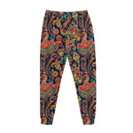 Indian Paisley Pattern Print Jogger Pants