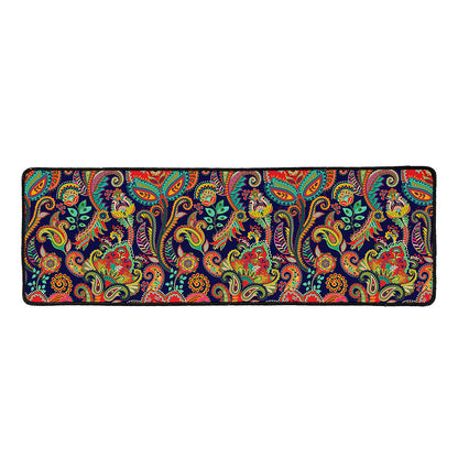 Indian Paisley Pattern Print Long Kitchen Mat