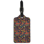Indian Paisley Pattern Print Luggage Tag