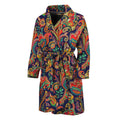 Indian Paisley Pattern Print Men's Bathrobe