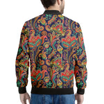 Indian Paisley Pattern Print Men's Bomber Jacket