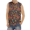 Indian Paisley Pattern Print Men's Fitness Tank Top