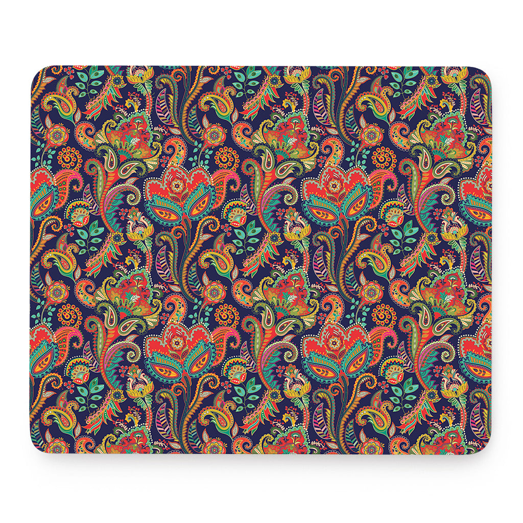 Indian Paisley Pattern Print Mouse Pad