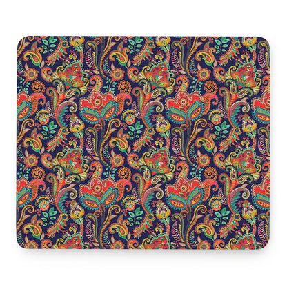 Indian Paisley Pattern Print Mouse Pad
