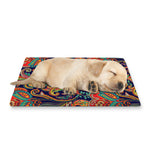 Indian Paisley Pattern Print Pet Cooling Mat Cover