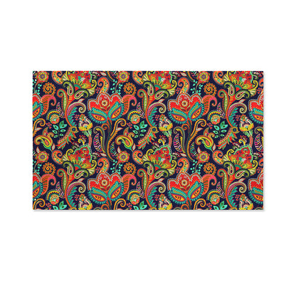 Indian Paisley Pattern Print Polyester Flag