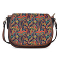 Indian Paisley Pattern Print Saddle Bag