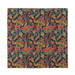 Indian Paisley Pattern Print Silk Bandana