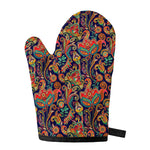 Indian Paisley Pattern Print Single Oven Mitt