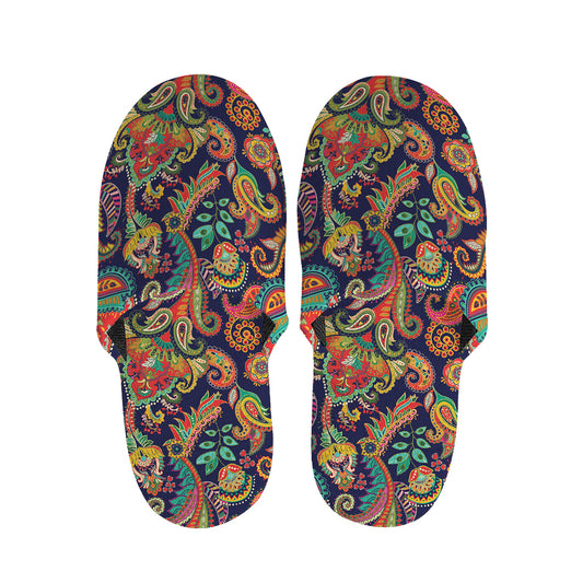 Indian Paisley Pattern Print Slippers