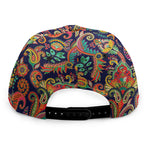 Indian Paisley Pattern Print Snapback Cap
