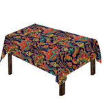 Indian Paisley Pattern Print Tablecloth