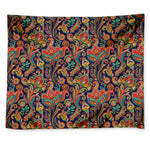 Indian Paisley Pattern Print Tapestry