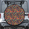 Indian Paisley Pattern Print Tire Cover