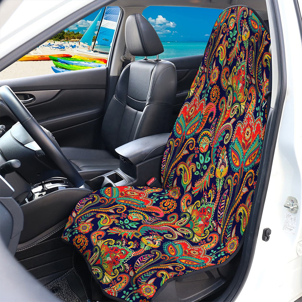Indian Paisley Pattern Print Waterproof Car Seat Cover