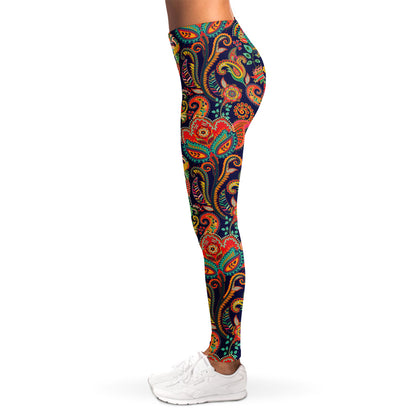 Indian Paisley Pattern Print Women's Leggings