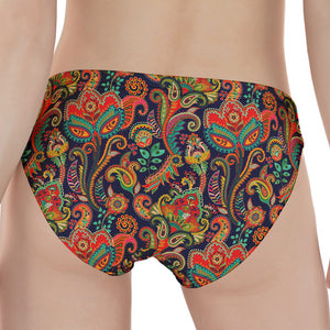 Indian Paisley Pattern Print Women's Panties