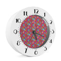 Indian Patchwork Pattern Print Alarm Clock