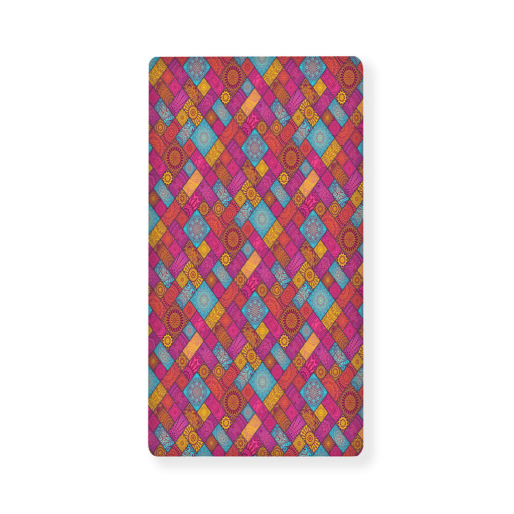Indian Patchwork Pattern Print Baby Crib Sheet