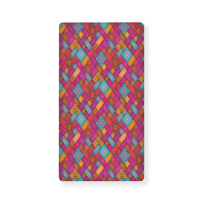 Indian Patchwork Pattern Print Baby Crib Sheet