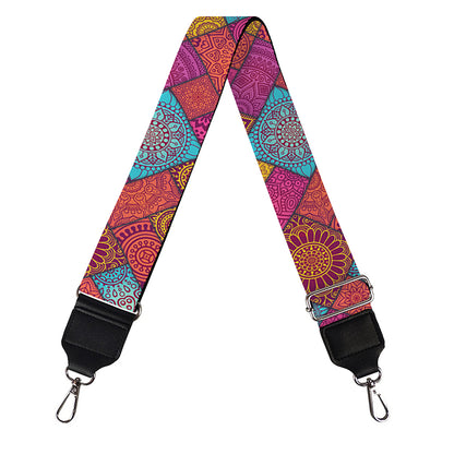 Indian Patchwork Pattern Print Bag Strap