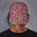 Indian Patchwork Pattern Print Baseball Cap