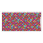 Indian Patchwork Pattern Print Beach Towel