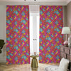 Indian Patchwork Pattern Print Blackout Pencil Pleat Curtains