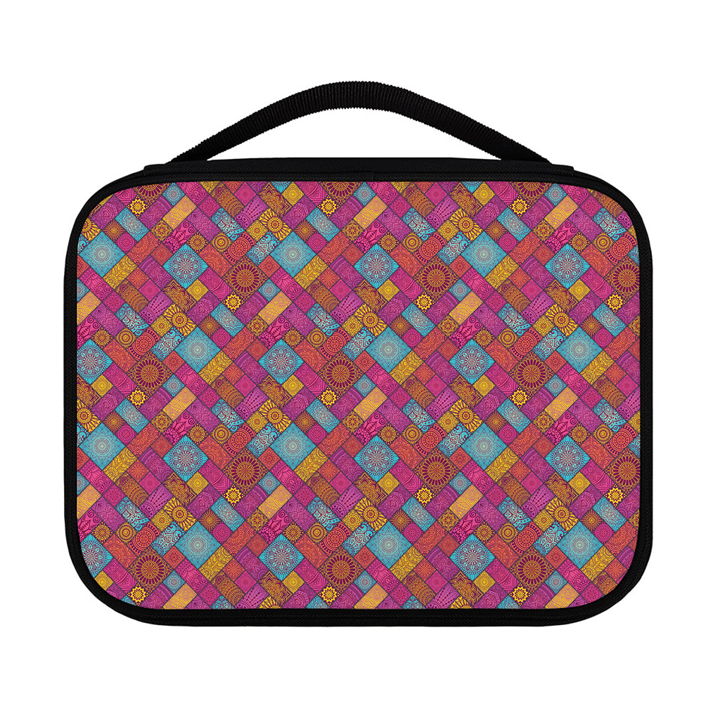 Indian Patchwork Pattern Print Classic Bible Case