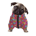 Indian Patchwork Pattern Print Dog Zip Up Jacket