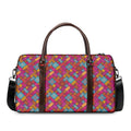 Indian Patchwork Pattern Print Duffel Bag